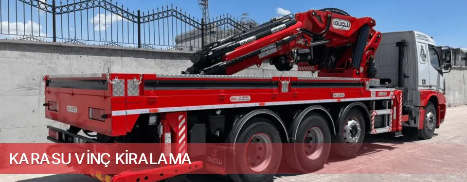Karasu İlçemi Vinç Kiralama